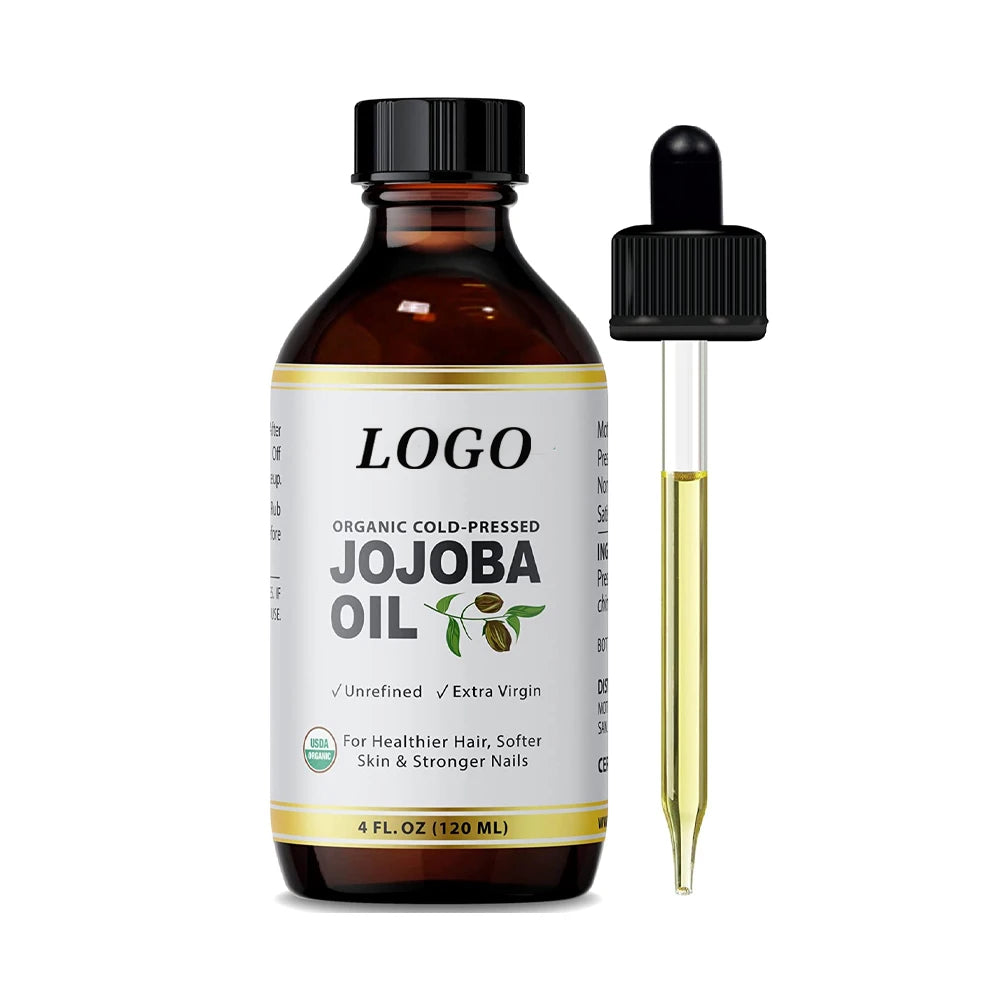 Aixin Natural Organic Jojoba Oil Wholesale Organic Private Label Jojoba Hair Oil for Hair and Body