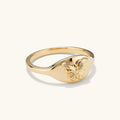 LOZRUNVE Minimalist 925 Silver 18k Gold Vermeil Animal Butterfly Bee Fashion Ring Women