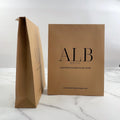 180g Kraft Paper Mailer Bag with Custom Own logo Print Courier Bags Clothing Packing Bag Rigid Mailer Envelope
