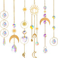Colorful Crystal Suncatcher Pendant Windows Hanging Sun Catcher Prism Rainbow Maker for Garden Home Decoration