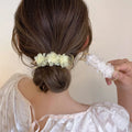 2022 Fashion Ribbon Banana Clip Vertical Card Ponytail Vertical Spring Clip Sweet Hair Claw Pin Hair Accessories