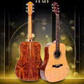 Geake S-500 41-Inch Dreadnought Hand-Made Solid Cedar Acoustic Custom Guitar