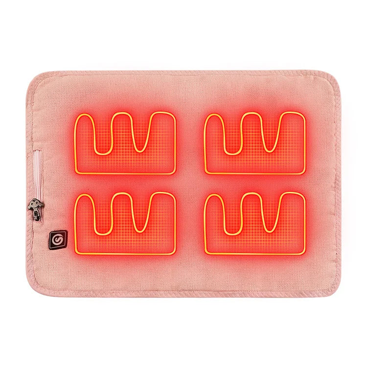 Portable Cordless Battery Operated Graphene Electric Heated Car Seat Cushion Waterproof Outdoor Chair & Sofa Cushions Office Use