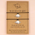 You Are Out of This World Sister Friendship Couple Bracelets for Best Friends