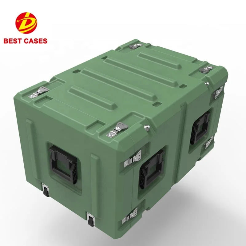 19 Inch 8U Shockproof Waterproof Dustproof Square Aluminum Frame Multi-function Rack Mount Case OEM/ODM IP65 Rated 10-Year