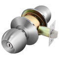 Roeasy Stainless Steel Ball Lock Cylindrical Privacy Door Lock Cam Lock Gym Bedroom Bathroom Hotel Use Modern Design Durable