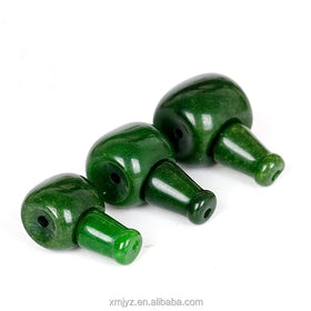 Certified Dry Green Chalcedony Buddha Head Tee Beads Diamond Star Moon Bodhi Bracelet Necklace Diy Wenwan Accessories Jewelry