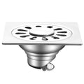 Stainless Steel Floor Drain Grate Flushbonading Drainage  square Toilet Stainless Steel Floor Drain  Floor Drain Stainless Steel