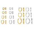 Classic AIJIER Huggie Hoop Earrings for Women 18K Gold & 925 Silver Plated Fine Jewelry for Weddings Parties & Gifts