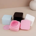 Matte Color Wide Mouth Plastic Jar PET Plastic Cosmetic Jar with Lids