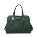 Steve Madden Women's Casual Tote Handbags Set Famous Designer Brand Solid Color Zipper Closure Leather PU Polyester Lining for