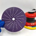 Self Adhesive Purple Ceramic Sandpaper Sanding Disc 150mm for Dry Wall
