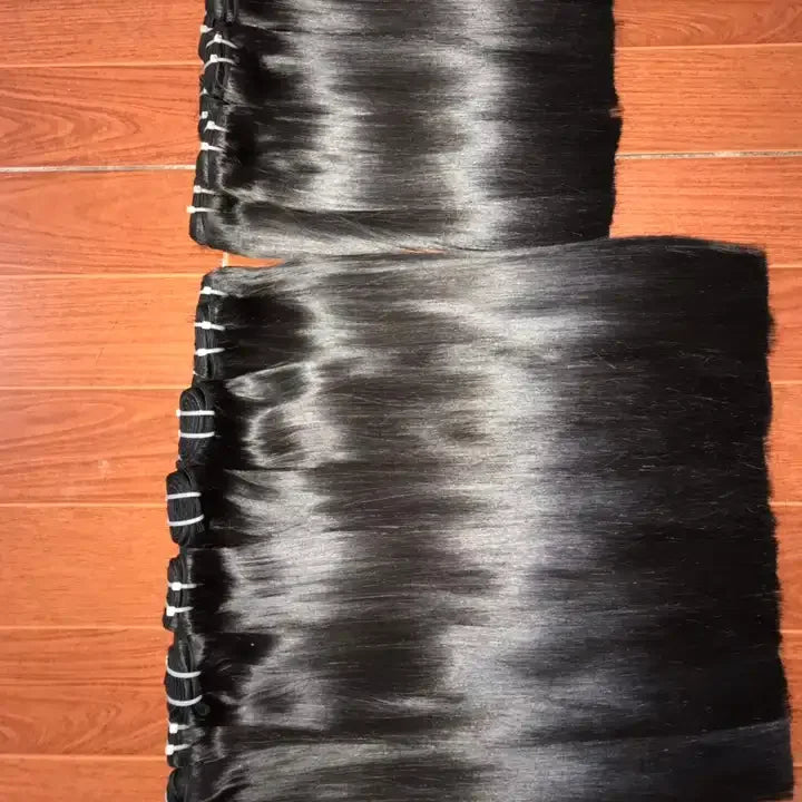 12A Grade Cuticle Aligned Virgin Cambodian Hair Double Drawn Unprocessed Raw Virgin Human Hair Bundles