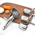Hot Selling Stainless Steel Rotary Cheese Grater Handheld Cheese Grater Shredder Cutter with 3  Blades