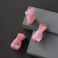 DIY Wholesale Obsidian Women Body Carving Natural Stones Healing Crystals Carving Crafts Crystals Healing Stones