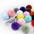 10cm Cheap Factory Price Hijabs Pompom Ball Oem Winter Hat With Two Fur Balls