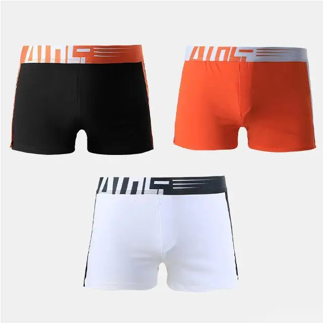 Panties Men's Cotton Boxers Boxers Youth Mid-waist