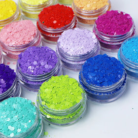 Crystal Bulk Chunky Mix Glitter Wholesale Solvent Resistant Polyester Glitter for Tumblers Crafts