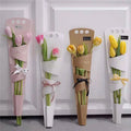 Hot Selling Single Flower Box for Rose Flower Packaging Paper Hand Flower Bags