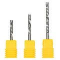 3.175mm Cutting Wood Acrylic PVC MDF Spiral Carbide Endmill Single One 1 Flute End Mill