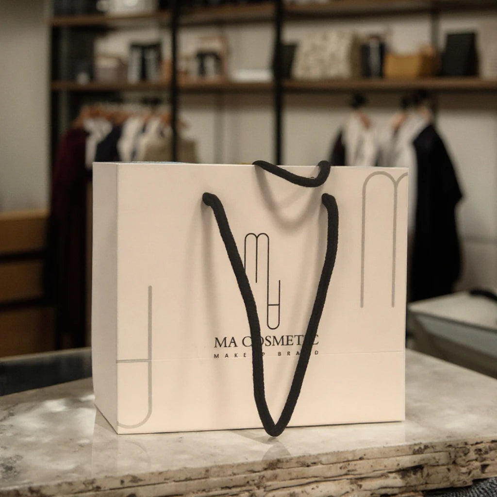 Custom Paper Bags with Your Own logo  Paper Shopping Bags Clothing Women Dresses Packing Bag Printed with Handle Packaging