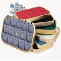 Luxury Jewelry Necklace Bracelet Rings Bangles Retail Shop Store Cabinet Gold Metal Velvet Display & Packing case Set showcase