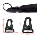 Factory Wholesale Waterproof Zinc Alloy 20mm-25mm Black Color Olecranon Metal Hook Buckle