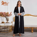 Wholesale Women Abaya Dresses Embroidery Plus Size New Design Burqa Coat Abaya Kimono Open Abaya for Muslim Women
