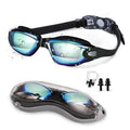 Professional Anti Fog UV Protection Mirror-coating Swimming Goggles No Leaking Waterproof Wide View for Women Men Adult Kids