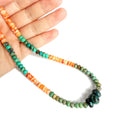 Turquoise and spiny oyster Stones Gemstone Jewelry necklace Natural Handcraftjewelry