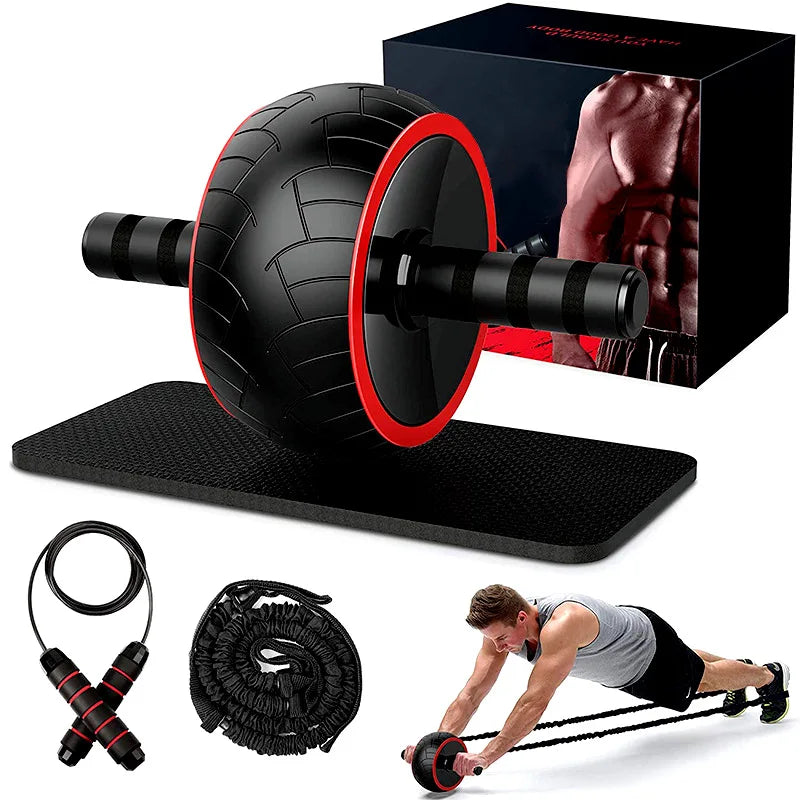 AB EVA Portable Indoor Fitness Equipment Home Abdominal Roller Combo Set Tire Skin Abdominal Wheel Exercise Cross-Border