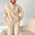 L23085 Custom Women's Sets Winter Jogger Jumpers Gym Streetwear Fleece 2 Piece Workout Sets for Women Tracksuit Ropa Mujer