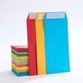 Wholesale 3x6 Inch Colorful Money Envelope Bag Custom Self Adhesive Gift Card Paper Envelope