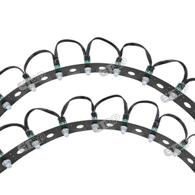 50m/rollPlastic Mounting Strip for 12mm Pixel Nodes1 Inch(25mm) Hole Spacing;for Pixel Christmas Tree Use