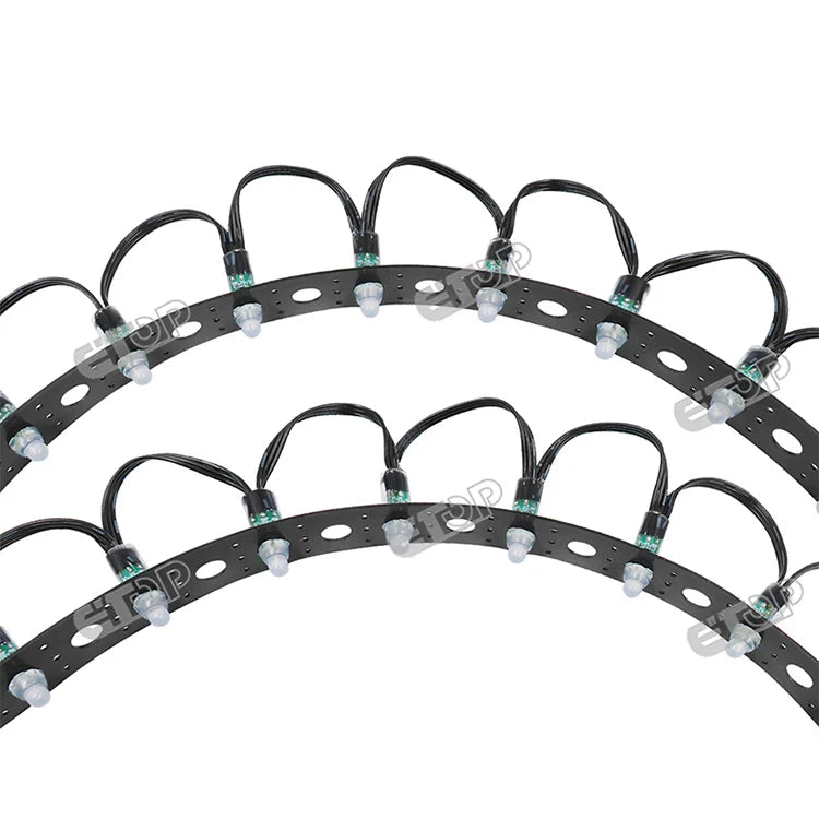 50m/rollPlastic Mounting Strip for 12mm Pixel Nodes1 Inch(25mm) Hole Spacing;for Pixel Christmas Tree Use