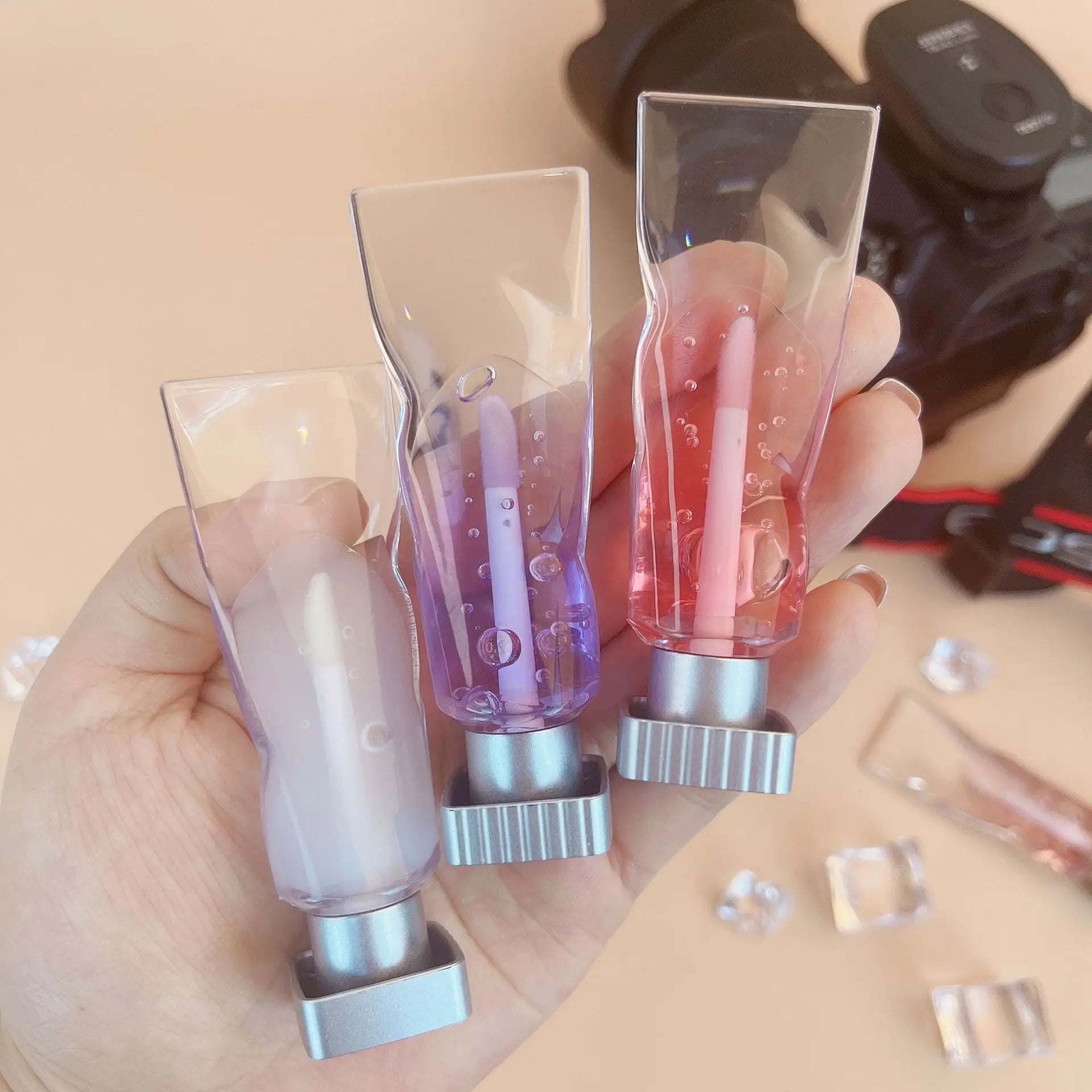 Custom Shiny Korean Lip Oil Personalised Vitamin E Moisturizing Lip Balm SPF Color Changing Liquid Lipcare