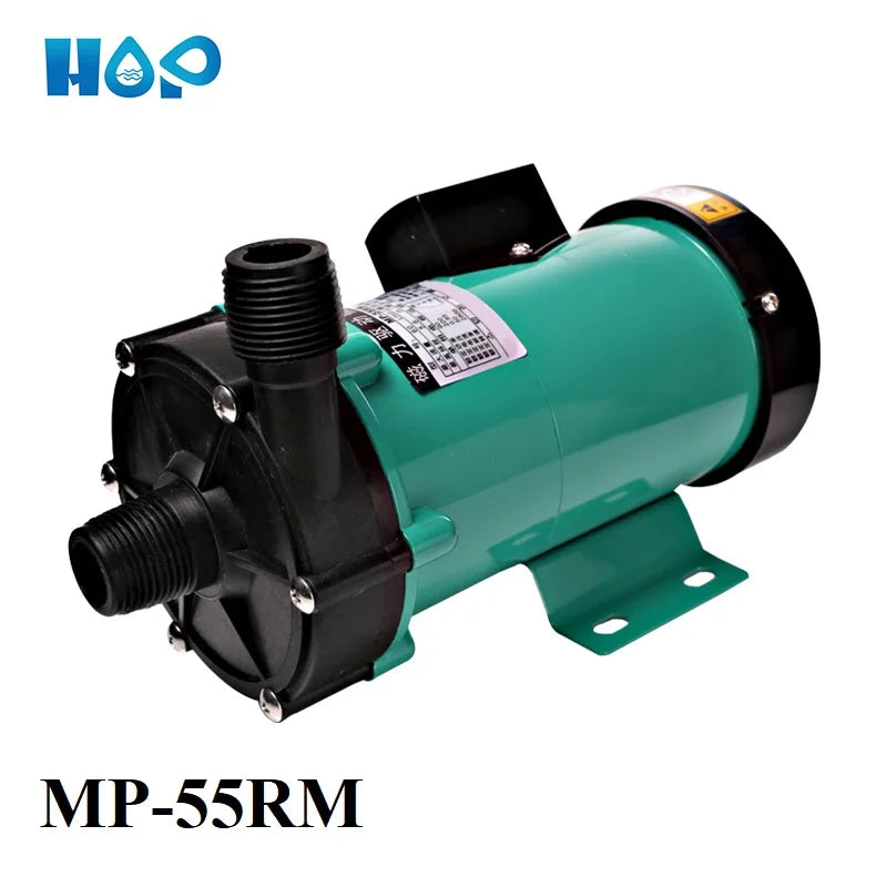 Hop MP High Voltage Series 30L / min Plastic Chemical Acid Resistant Magnetic Pump Threaded Interface MP-55RM