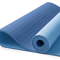 Hot Sell Non Slip Double Layer Eco Friendly TPE Yoga Mat Yoga Pilates 6MM Textured Non Slip Surface Yoga Mats