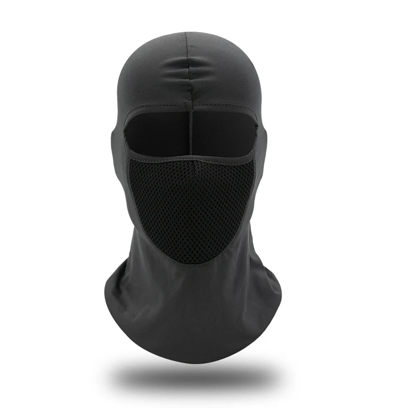 R Solid Color Breathable Ski Mask Wholesale Windproof Mesh Outdoor Full Face Mas Motorcycle Balaclava Hood