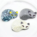 Cool Hiphop Big Animal Resin Safety Brooches Pins Mixed Color Acrylic Fox Clothing Brooches Pins Decoration Jewelry Accessories