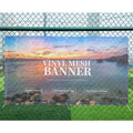 Custom Outdoor Banner with Copper Buckle Mesh Design Digital Printing Techniques Metal Construction