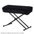 61/76 Keys Electronic Piano Keyboard Dust Cover Black Soft Cloth Protective Cover Washable