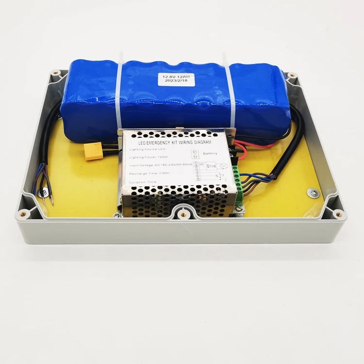 Max 160W Full Power LED Emergency Lighting Inverter Kit with Plastic Case AC-DC Conversion for High Bay Use