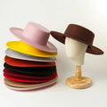 Wholesale Autumn Winter Fashion Children Girl Boy Wool Felt Hat Blank Kids Boater Hat