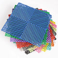 Interlock PVC Garage Flooring Tiles Rib Slab Design Durable Vinyl Floor Mat for Villas Application