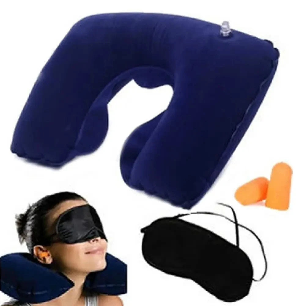 Portable Ultralight InflatableNylon Air Pillows Camping Sleep Cushion Travel Hiking Beach Car Plane Head Rest Camp Gears