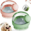 Eco-Friendly Dog Bath Brush Pet Cleaning Hair Silicone Shampoo Shower Brush Stocked Plastic Grooming Tool for Cats Dogs Bathroom
