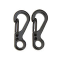 Mini Aluminum Spring Clasps Paracord Clips Climbing SF Carabiners Camping Bottle Hooks