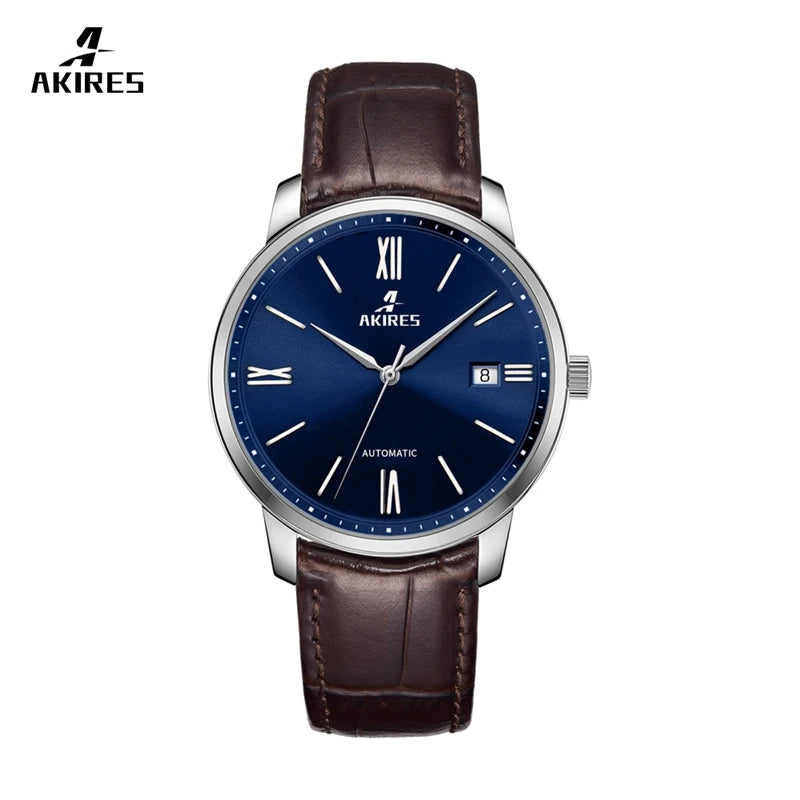 Automatic ETA Movement Mechanical Minimalist Watch Precision Technology Classic Automatic Leather Mechanical Watch