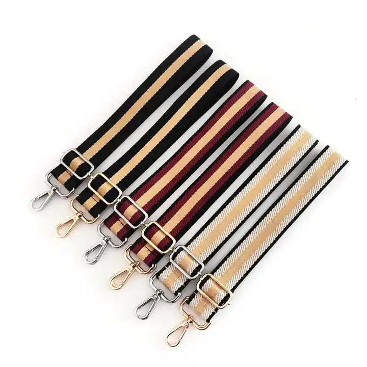 Meetee B-J347 New Twist Stripe Wide Shoulder Strap Handbag Accessories Crossbody Long Bag Strap